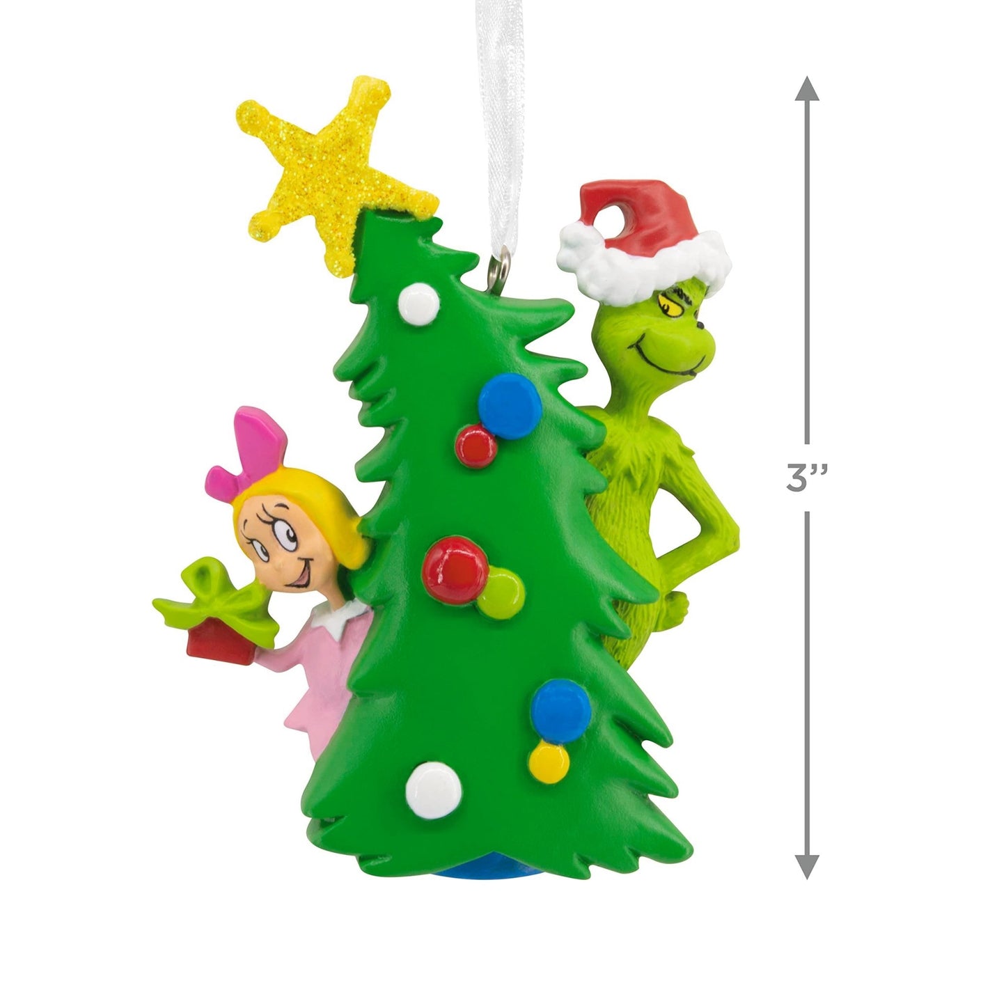 Dr. Seuss's How the Grinch Stole Christmas! Grinch With Cindy Lou Who Hallmark Ornament