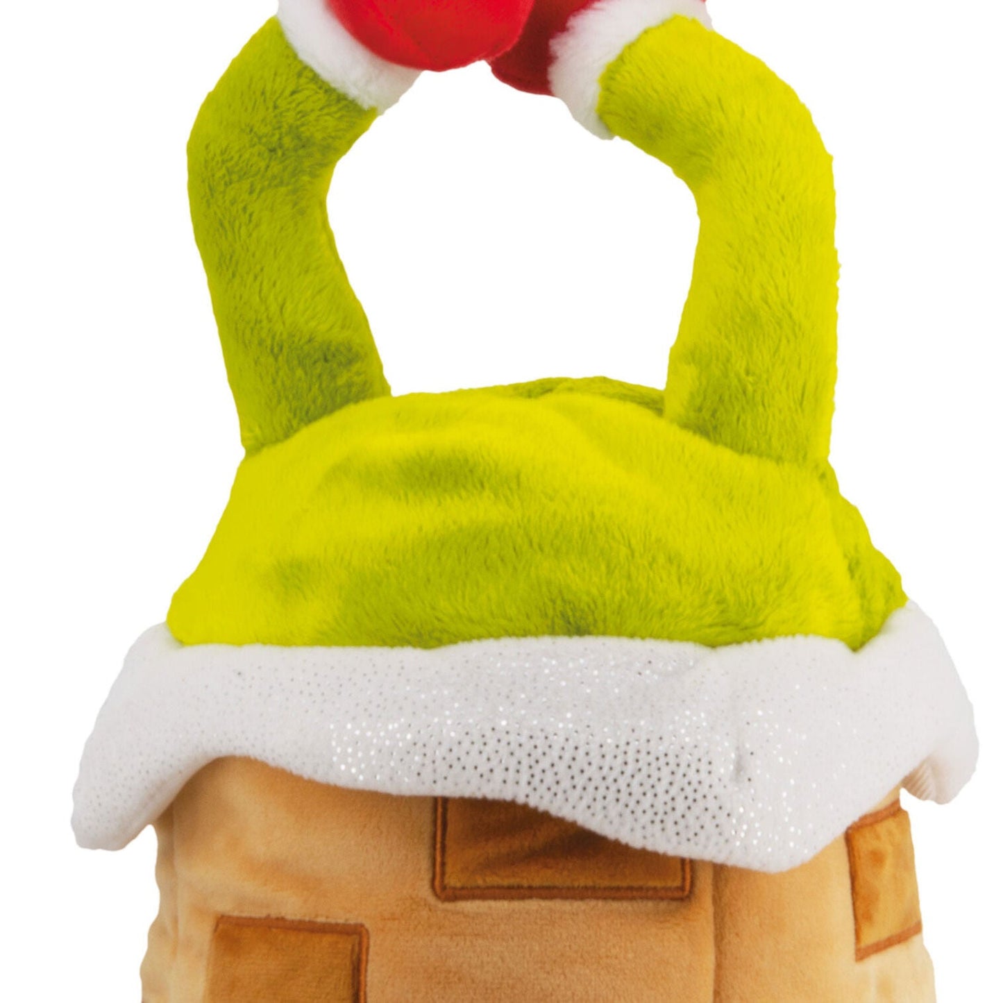 Dr. Seuss's How the Grinch Stole Christmas!™ Plush Fabric Hallmark Tree Topper, 13.75"