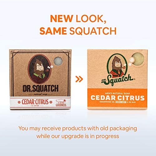 Dr. Squatch All Natural Bar Soap, Cedar Citrus