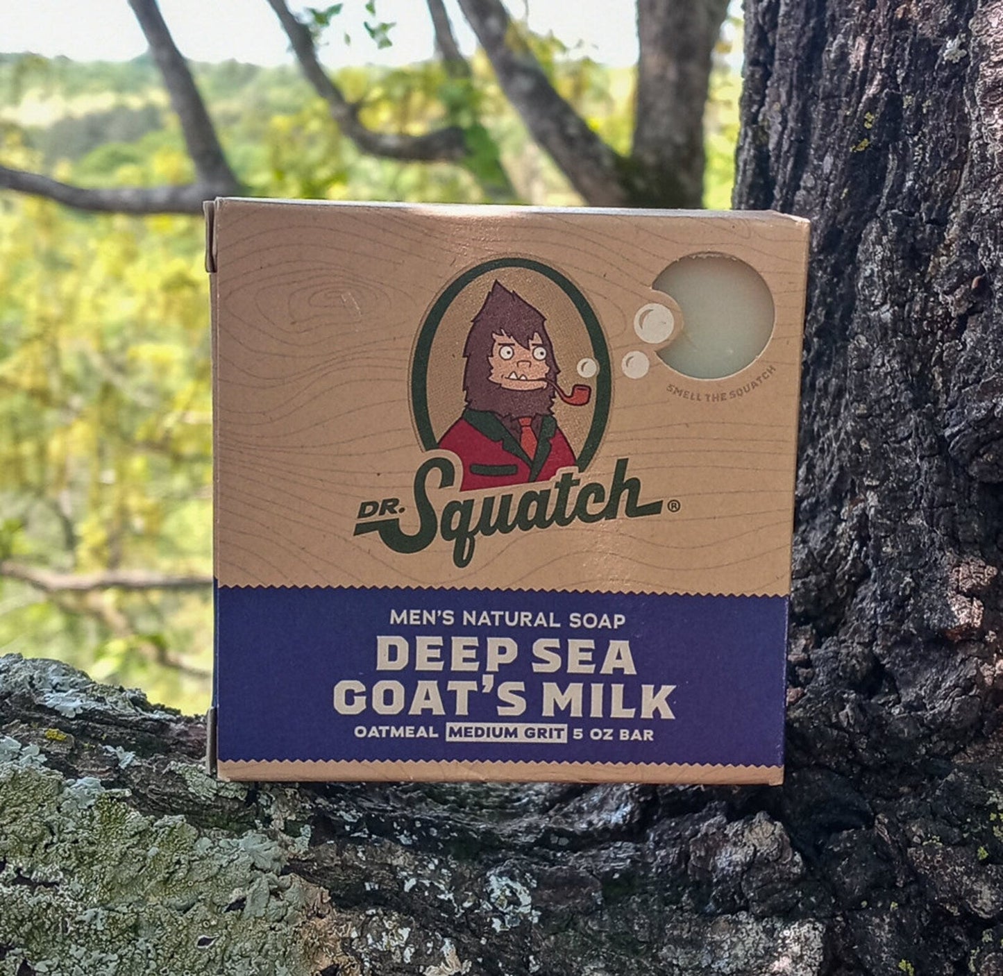 Dr. Squatch All Natural Bar Soap, Deep Sea Goat's Milk