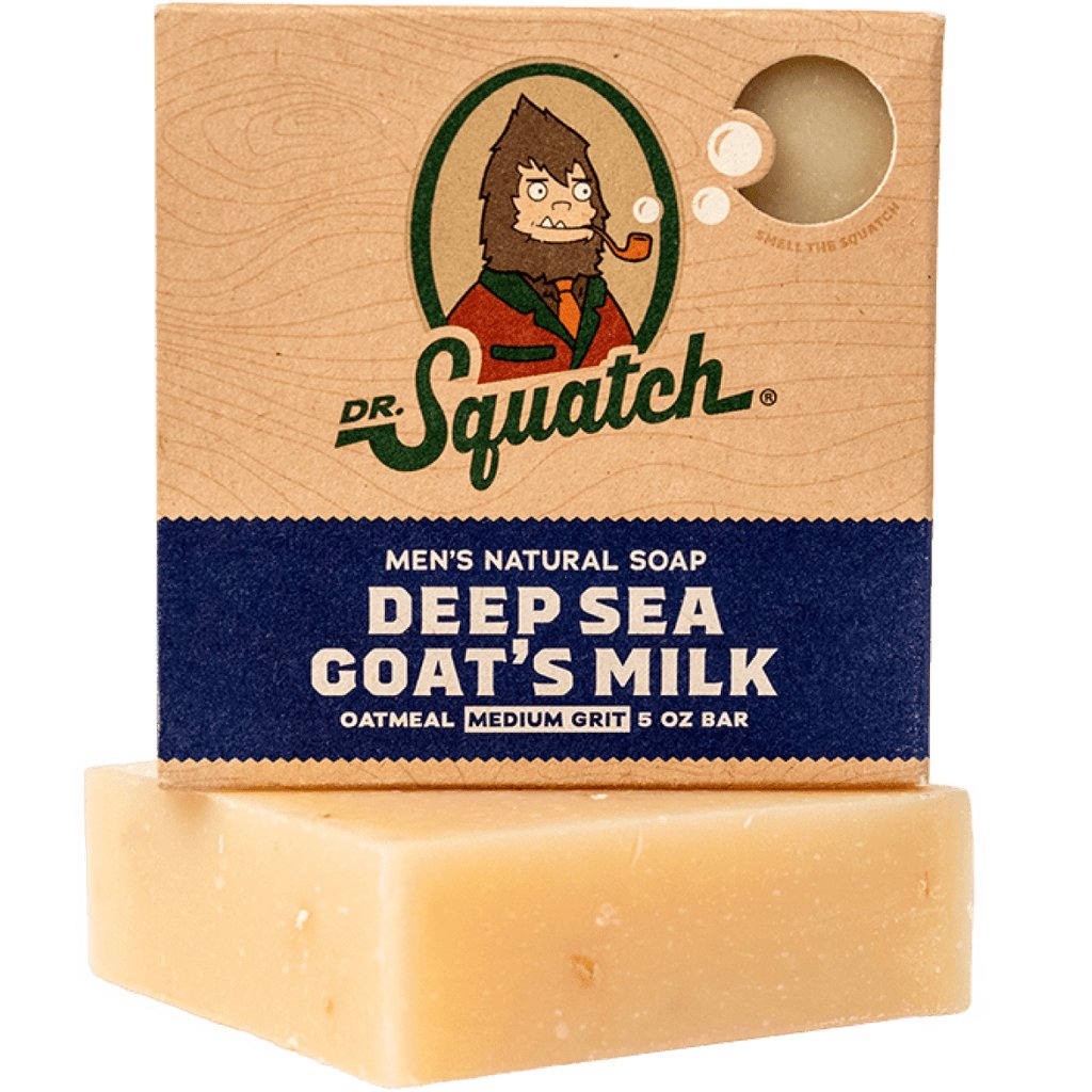 Dr. Squatch All Natural Bar Soap, Deep Sea Goat's Milk