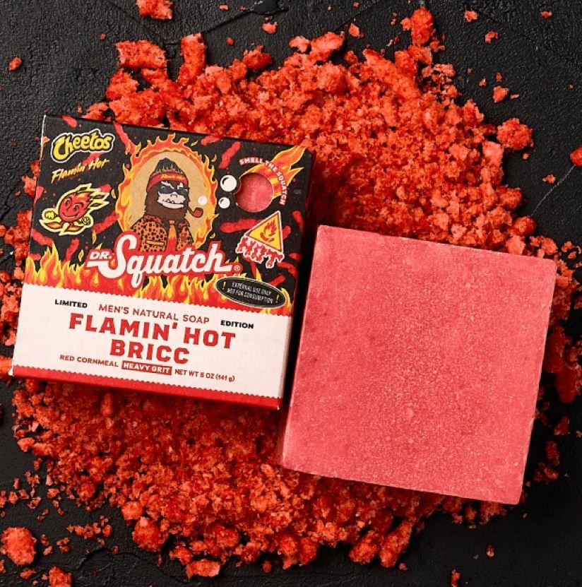 Dr. Squatch All Natural Bar Soap, Flamin' Hot (Limited Edition)