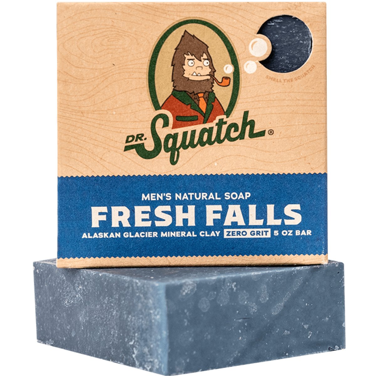 Dr. Squatch All Natural Bar Soap for Men with Zero Grit - Fresh Falls