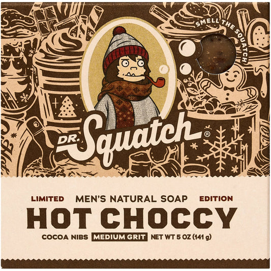 Dr. Squatch All Natural Bar Soap, Hot Choccy (Limited Edition)