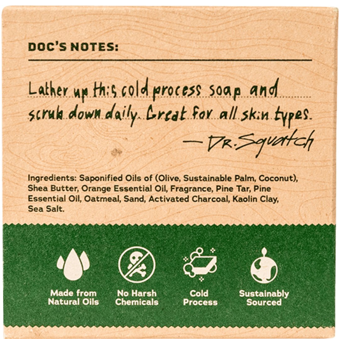 Dr. Squatch All Natural Bar Soap, Pine Tar