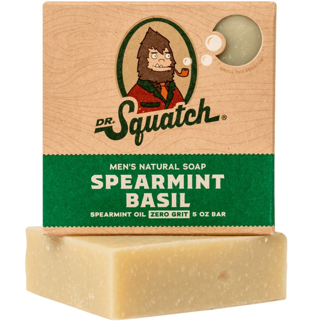 Dr. Squatch All Natural Bar Soap, Spearmint Basil