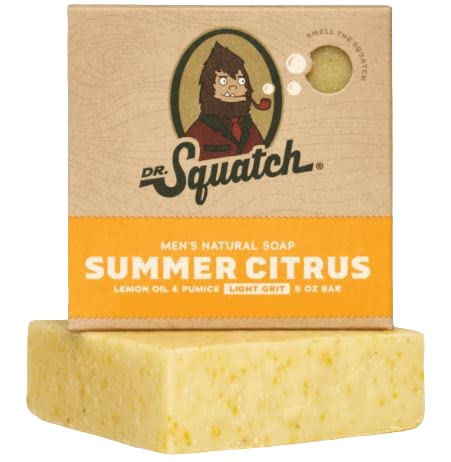 Dr. Squatch All Natural Bar Soap, Summer Citrus (Limited Edition)