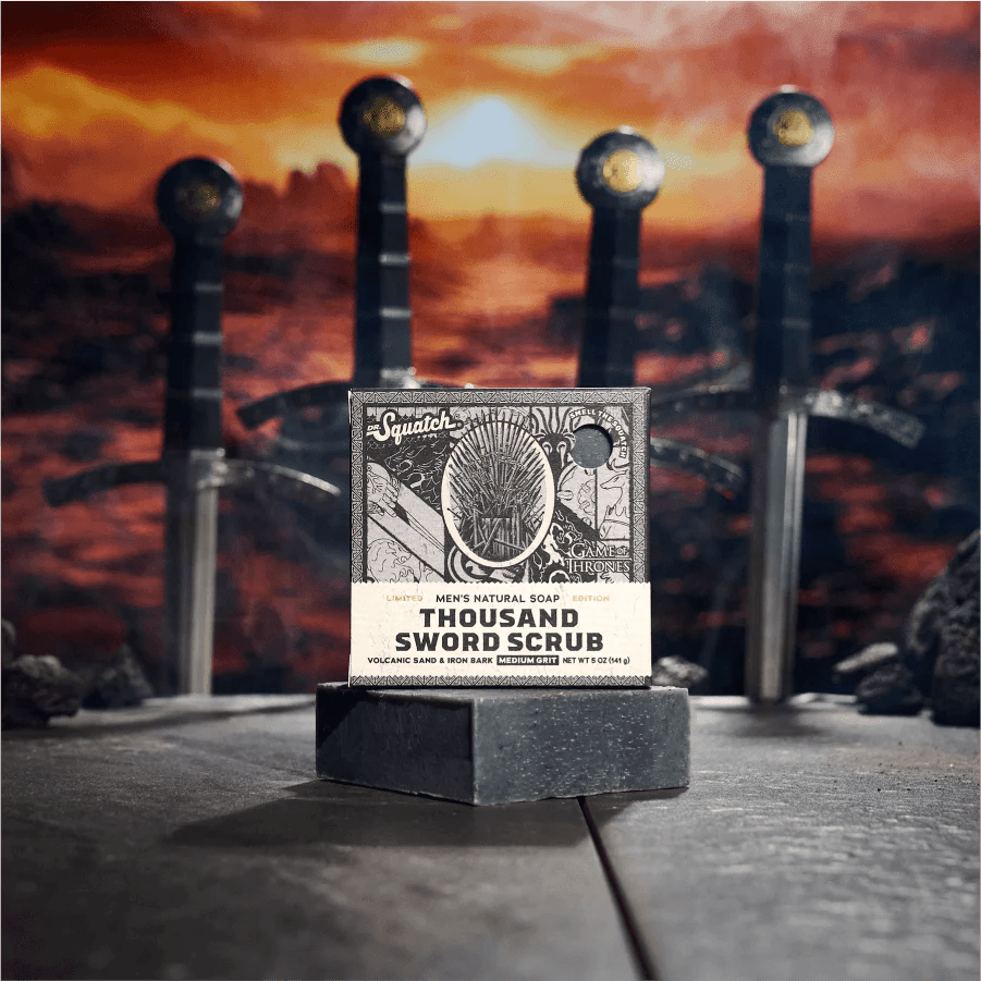 Dr. Squatch All Natural Soap, Game of Thrones - Thousand Sword Scrub