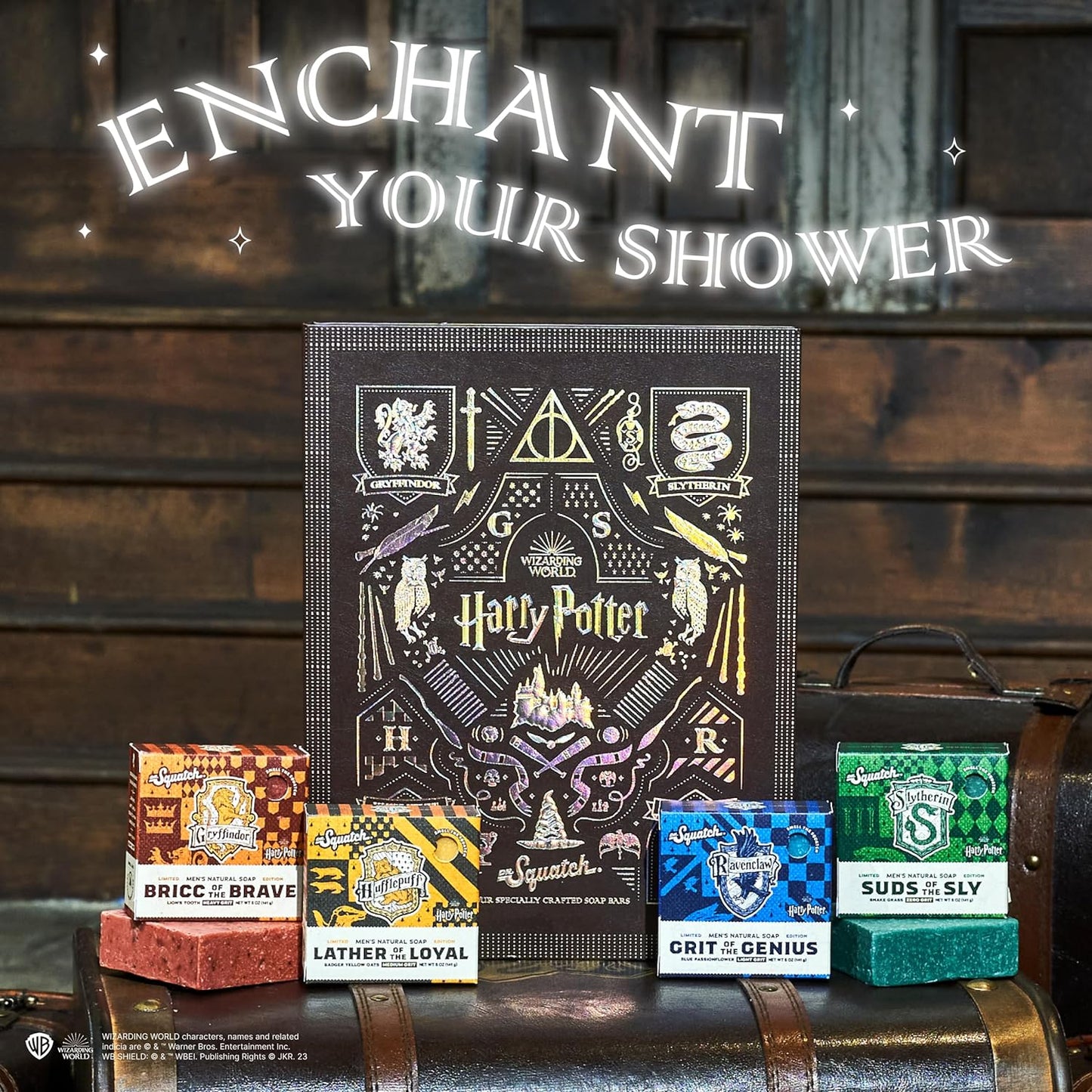 Dr. Squatch All Natural Soap, Harry Potter Collection (Limited Edition)