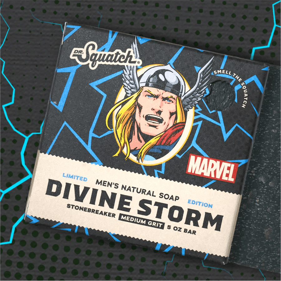 Dr. Squatch All Natural Soap, Marvel The Avengers Collection (Set of 4)