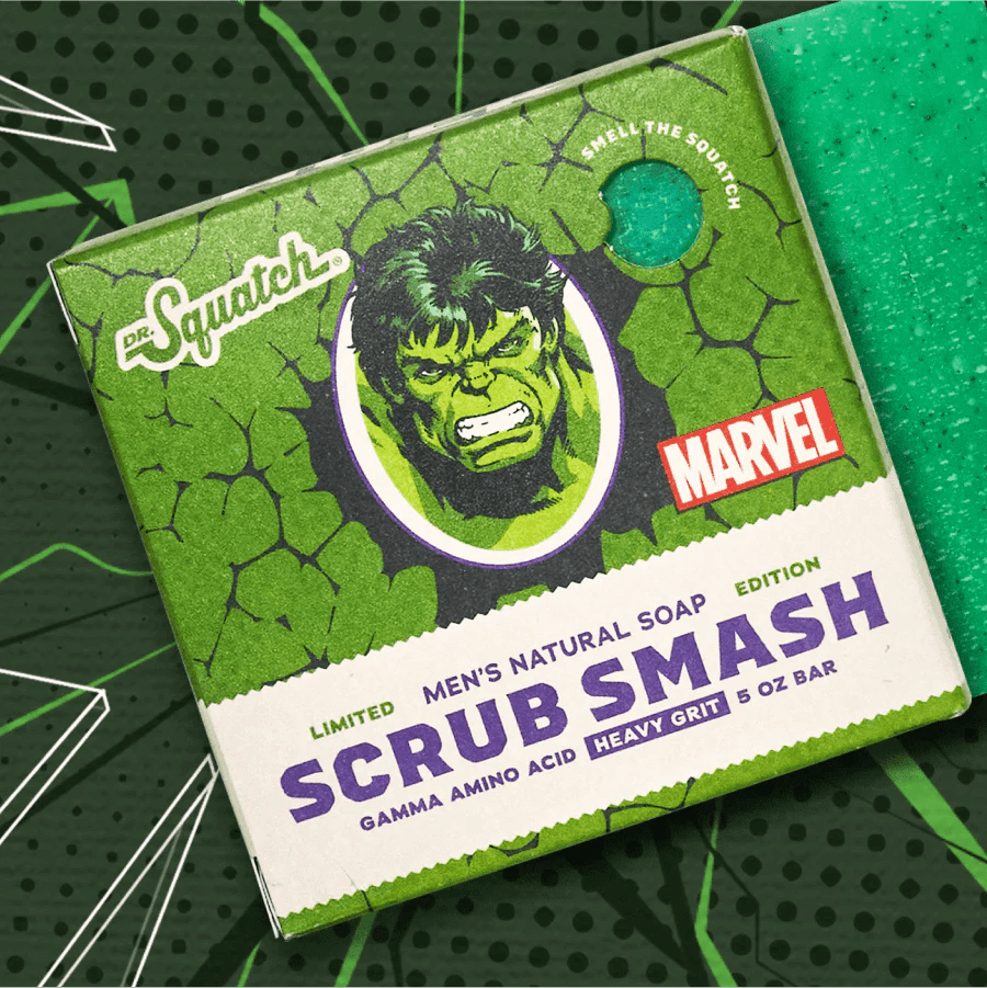 Dr. Squatch All Natural Soap, Marvel The Avengers Collection (Set of 4)