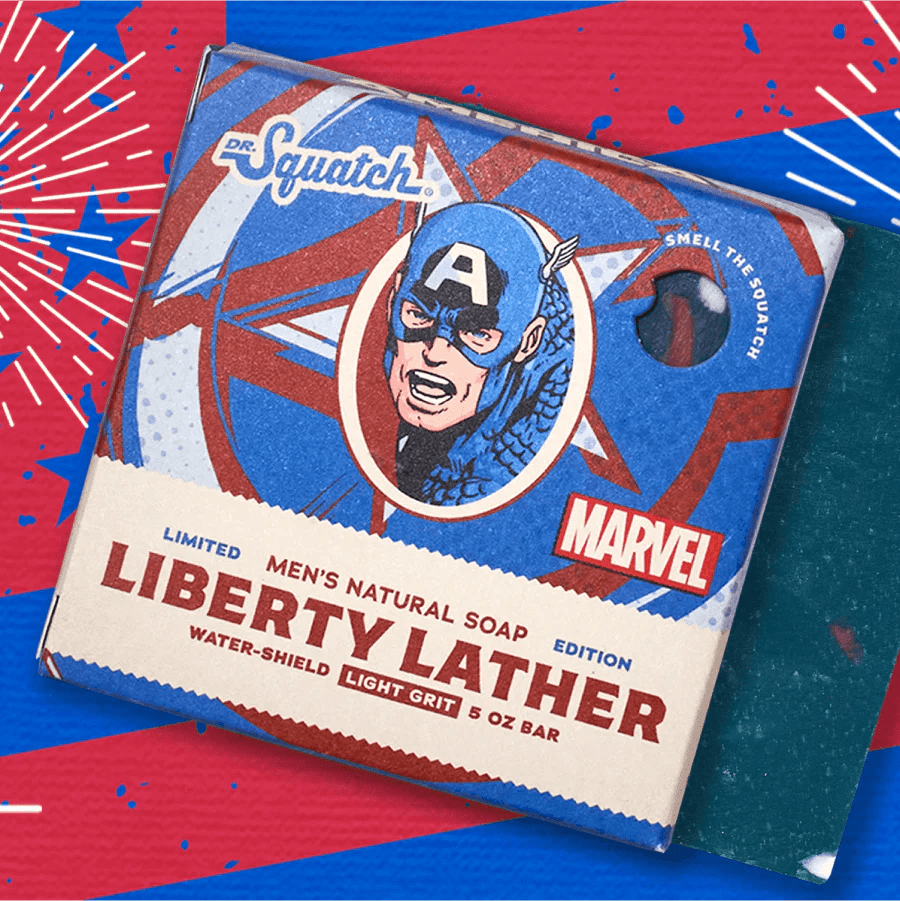 Dr. Squatch All Natural Soap, Marvel The Avengers Collection (Set of 4)