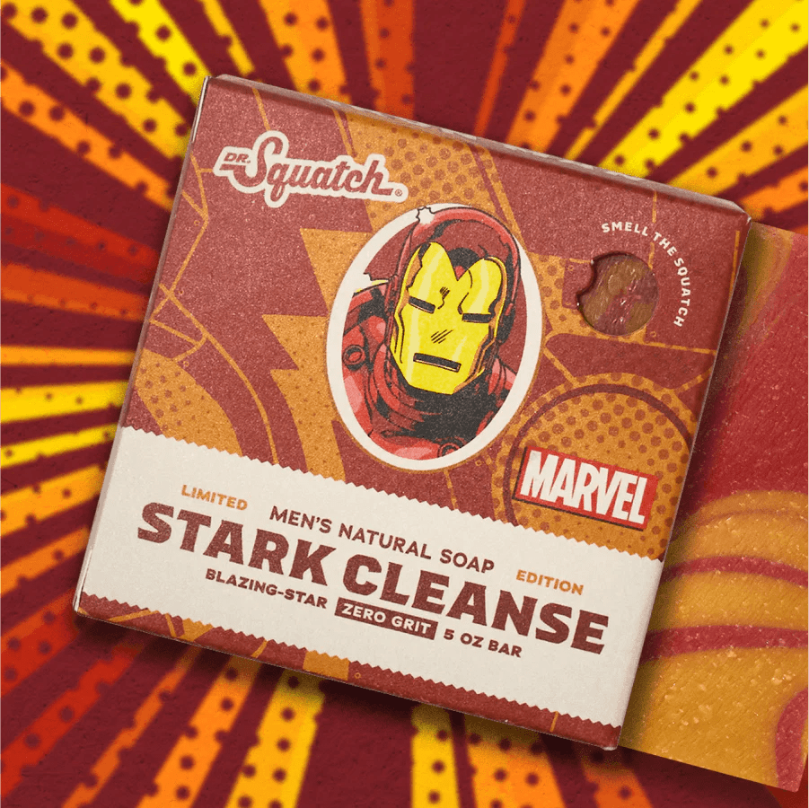 Dr. Squatch All Natural Soap, Marvel The Avengers Collection (Set of 4)