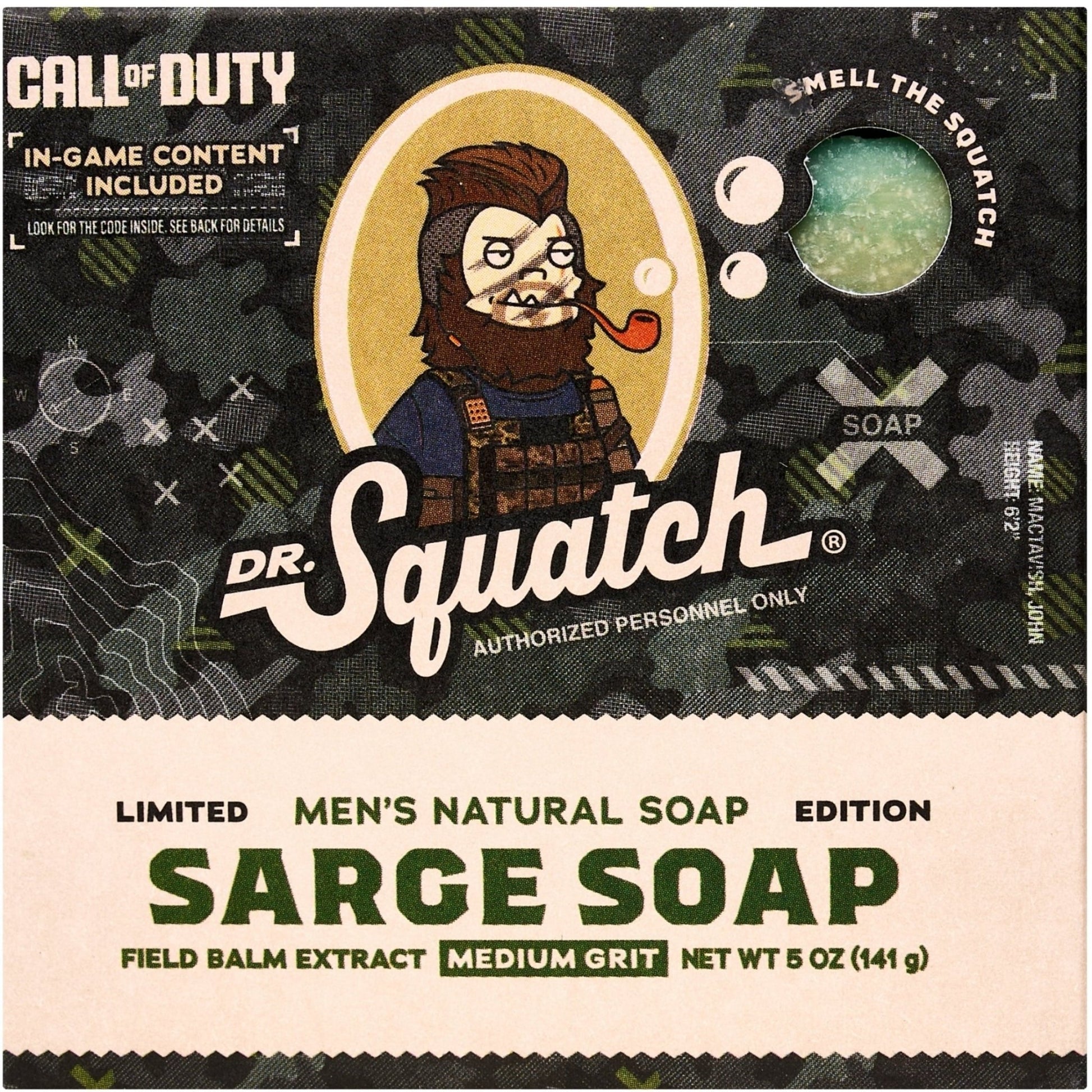Dr. Squatch Call of Duty - Sarge Soap