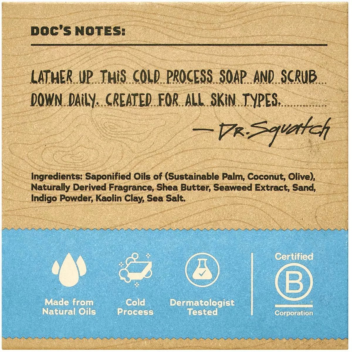 Dr. Squatch Coastal Mist Bar Soap