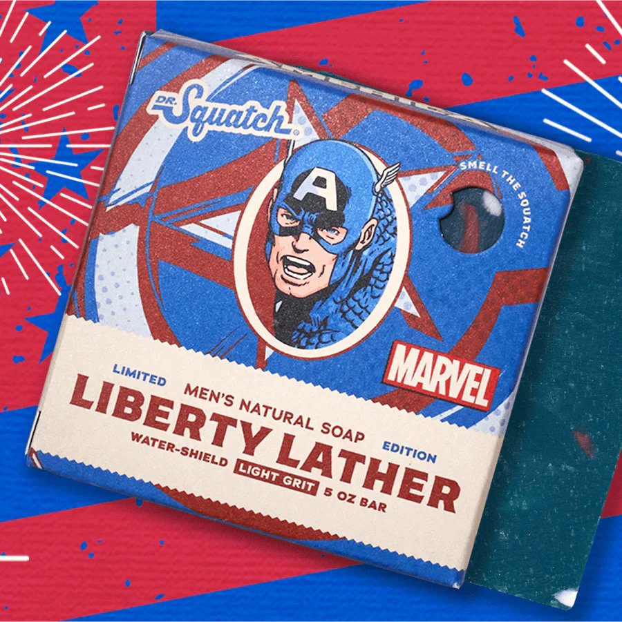 Dr. Squatch Marvel Avengers - Liberty Lather