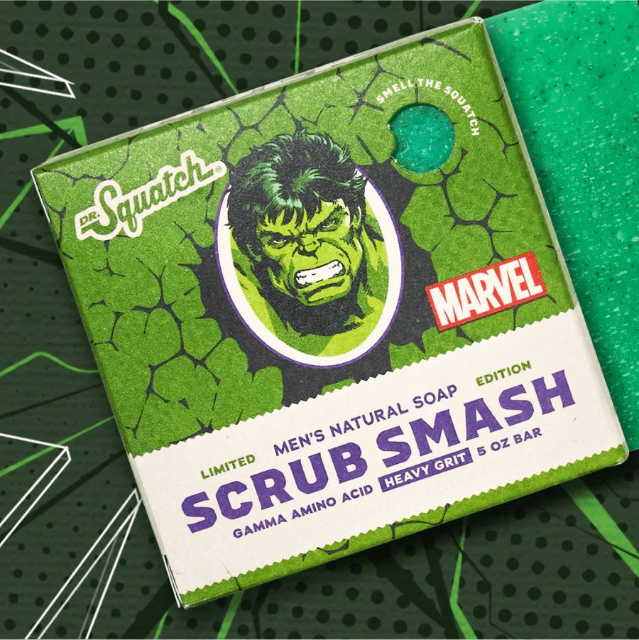 Dr. Squatch Marvel Avengers - Scrub Smash