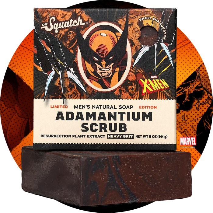 Dr. Squatch Marvel X - Men Wolverine - Adamantium Scrub