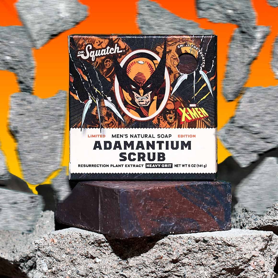 Dr. Squatch Marvel X - Men Wolverine - Adamantium Scrub