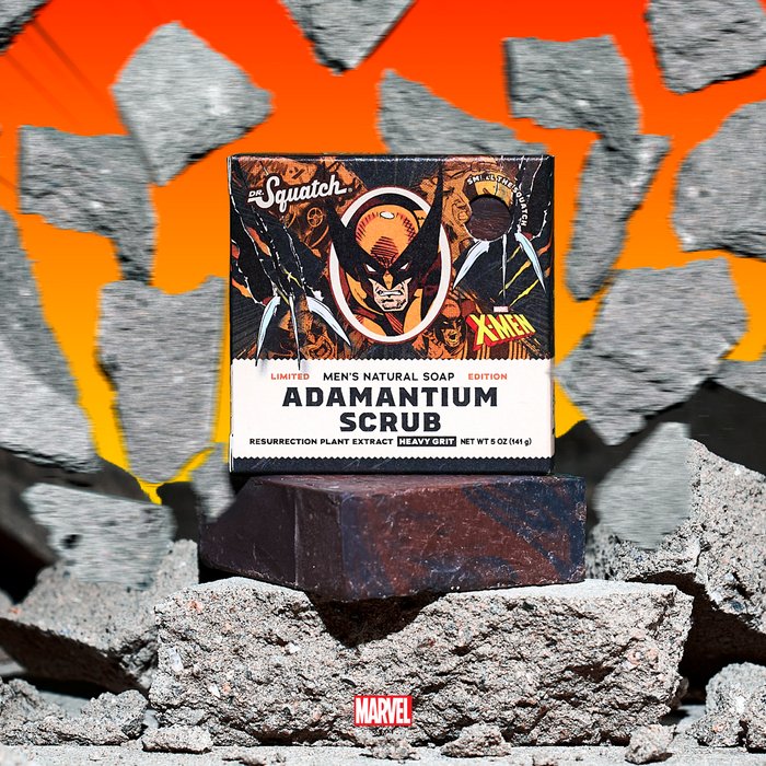Dr. Squatch Marvel X-Men Wolverine - Adamantium Scrub – Celebrations ...