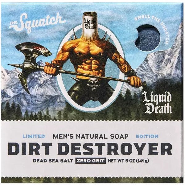 Dr. Squatch Men's All Natural Bar Soap - Dirt Destroyer