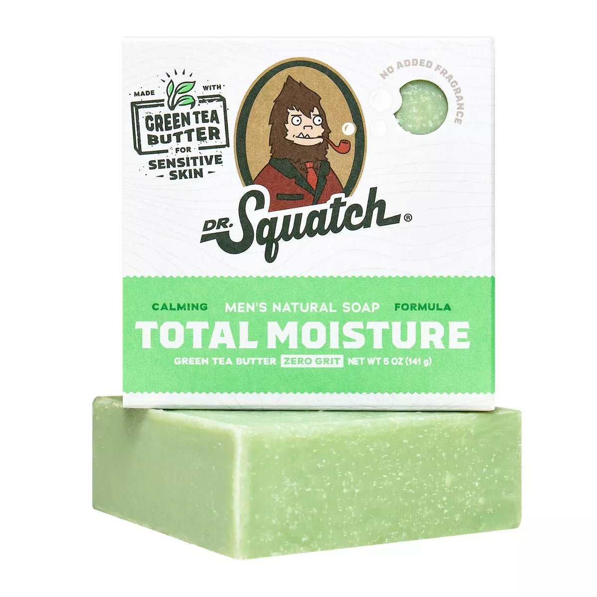 Dr. Squatch Men's All Natural Bar Soap - Total Moisture - Green Tea Butter