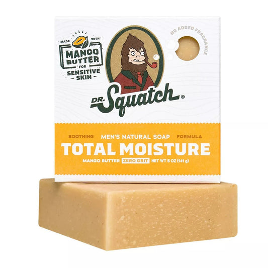 Dr. Squatch Men's All Natural Bar Soap - Total Moisture - Mango Butter