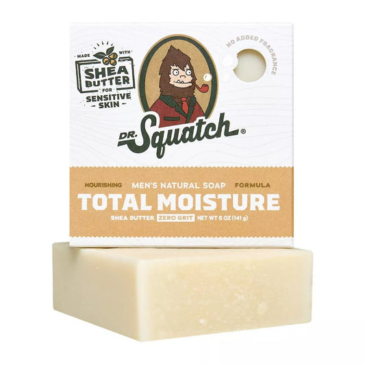 Dr. Squatch Men's All Natural Bar Soap - Total Moisture - Shea Butter
