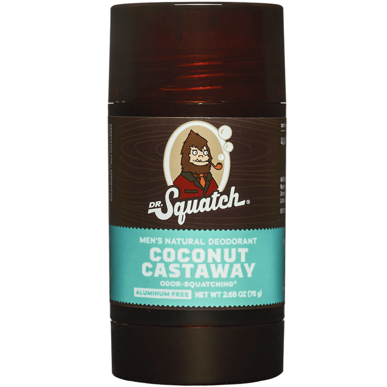 Dr. Squatch Natural Deodorant for Men - Coconut Castaway