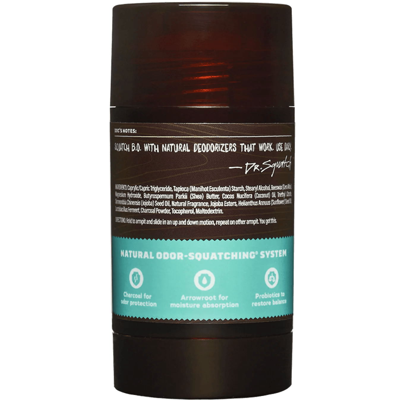 Dr. Squatch Natural Deodorant for Men - Coconut Castaway