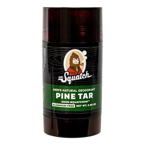 Dr. Squatch Natural Deodorant for Men - Pine Tar