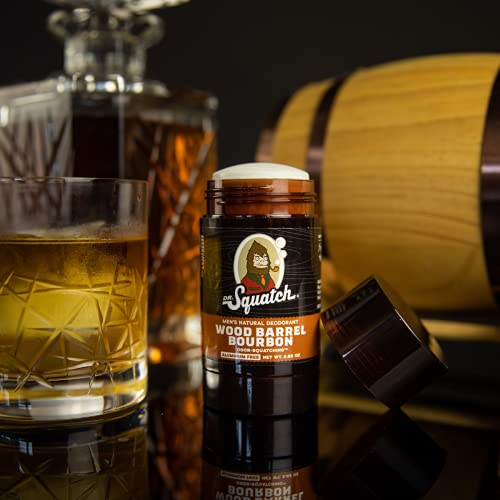 Dr. Squatch Natural Deodorant for Men - Wood Barrel Bourbon