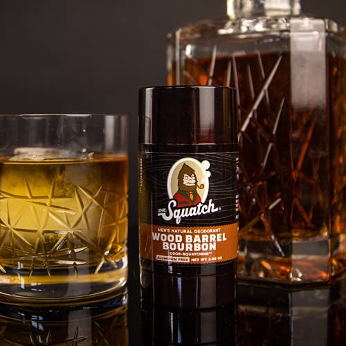 Dr. Squatch Natural Deodorant for Men - Wood Barrel Bourbon