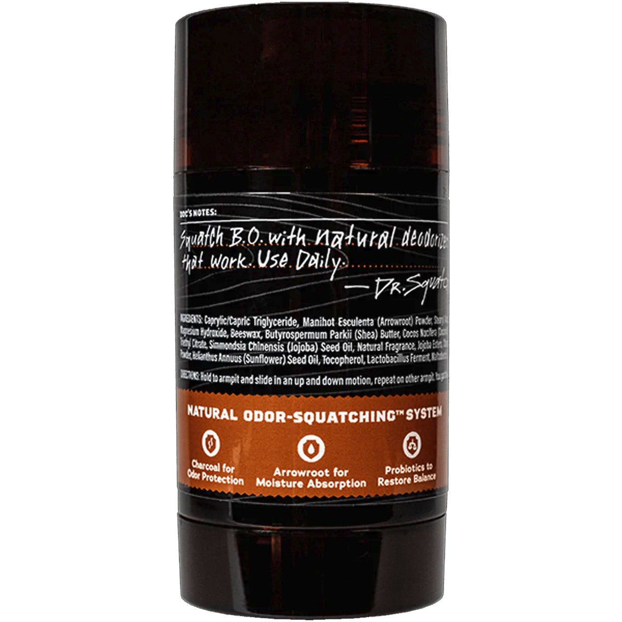 Dr. Squatch Natural Deodorant for Men - Wood Barrel Bourbon