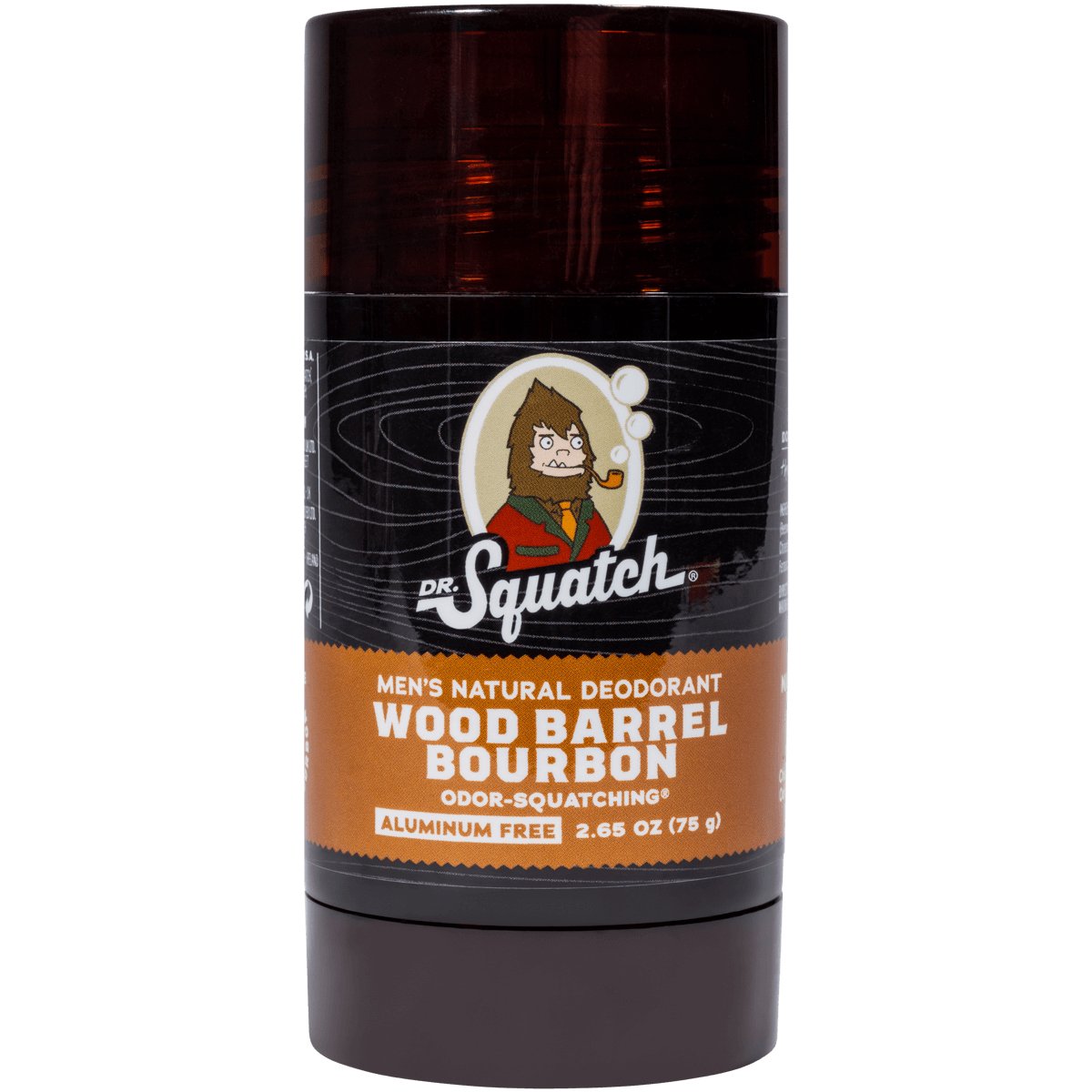 Dr. Squatch Natural Deodorant for Men - Wood Barrel Bourbon