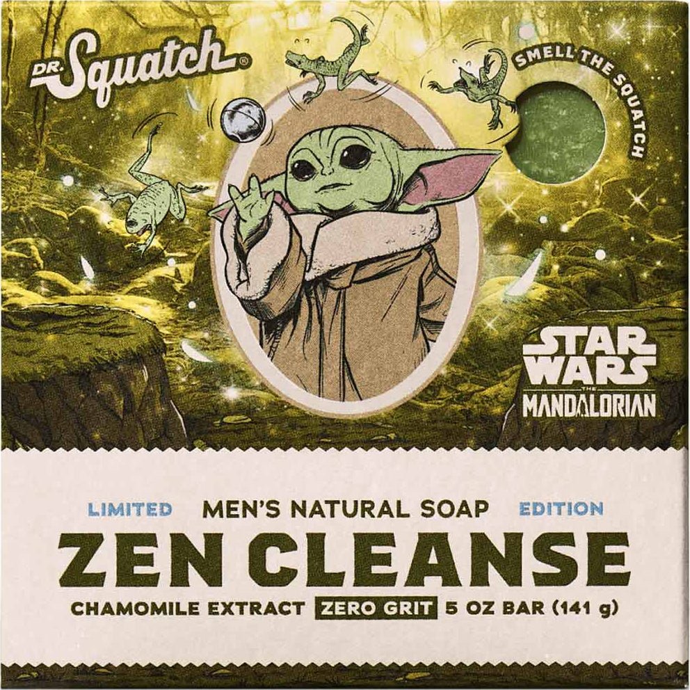 Dr. Squatch Star Wars - Mandalorian - Zen Cleanse Soap