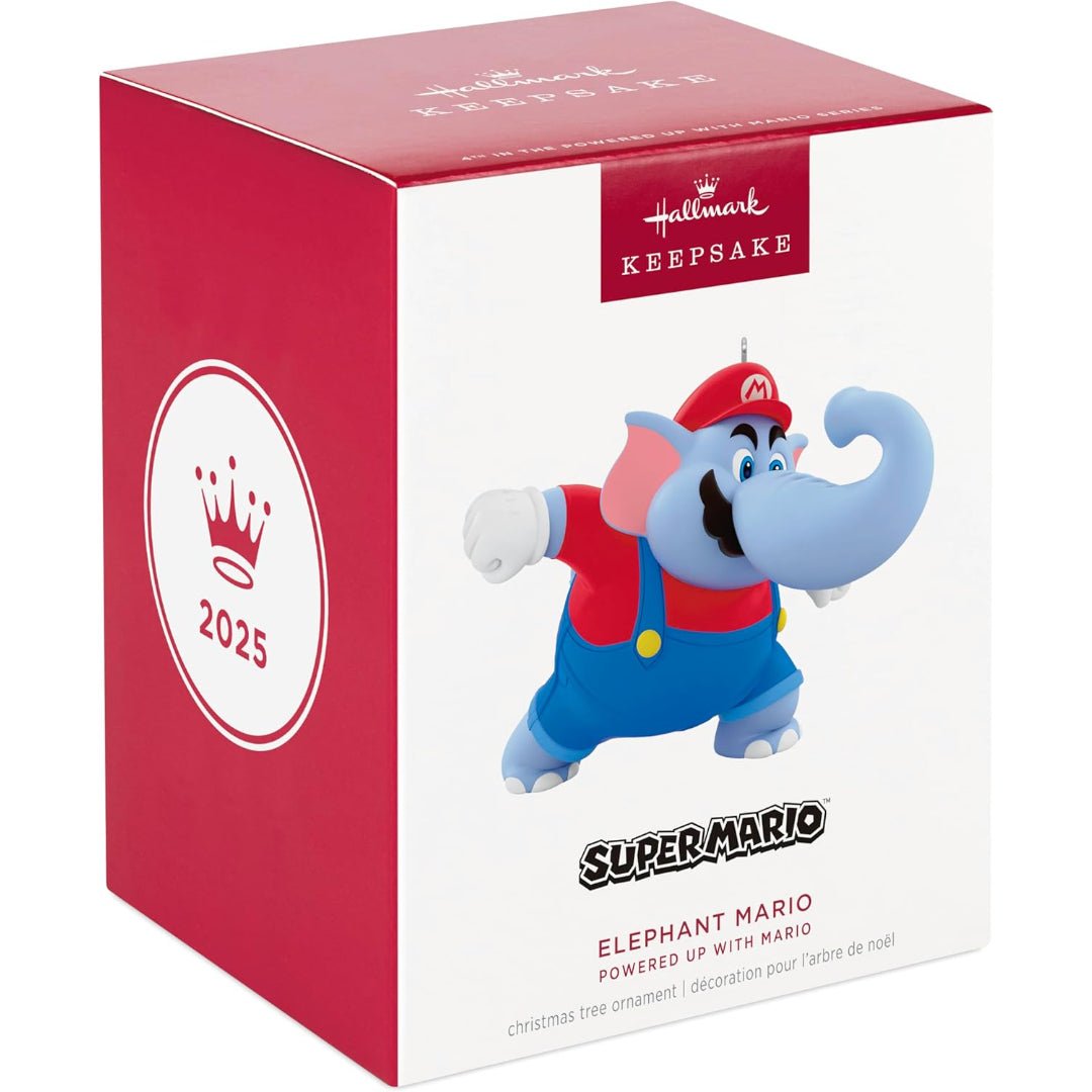 Elephant Mario 4th in the Powered Up With Mario series 2025 Keepsake Ornament