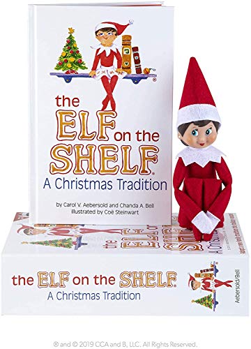 Elf on the Shelf : A Christmas Tradition (English book) Girl with Blue Eyes