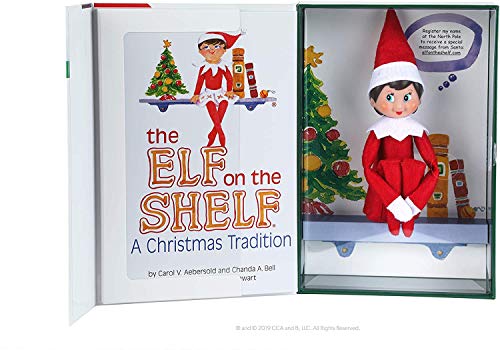 Elf on the Shelf : A Christmas Tradition (English book) Girl with Blue Eyes