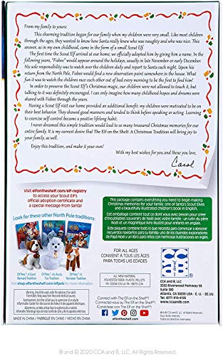 Elf on the Shelf : A Christmas Tradition (English book) Girl with Blue Eyes