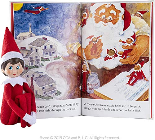 Elf on the Shelf : A Christmas Tradition (English book) Girl with Blue Eyes