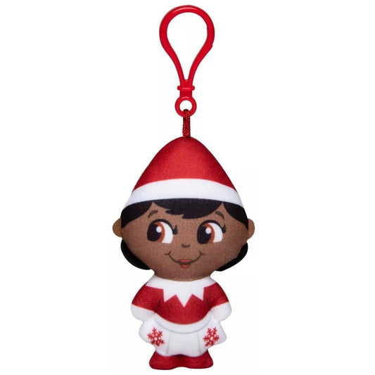 Elf on the Shelf Plushee Pals Mini Clip - On – Dark Girl , 4"