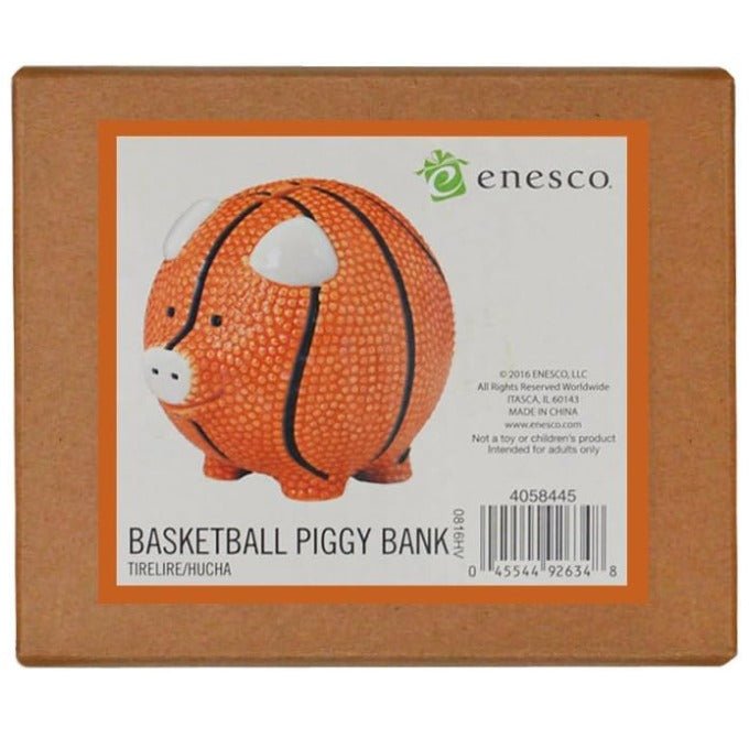 Enesco Basketball Piggy Bank