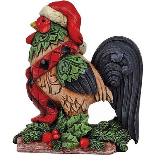 Enesco Country Living by Jim Shore Country Christmas Rooster Figurine