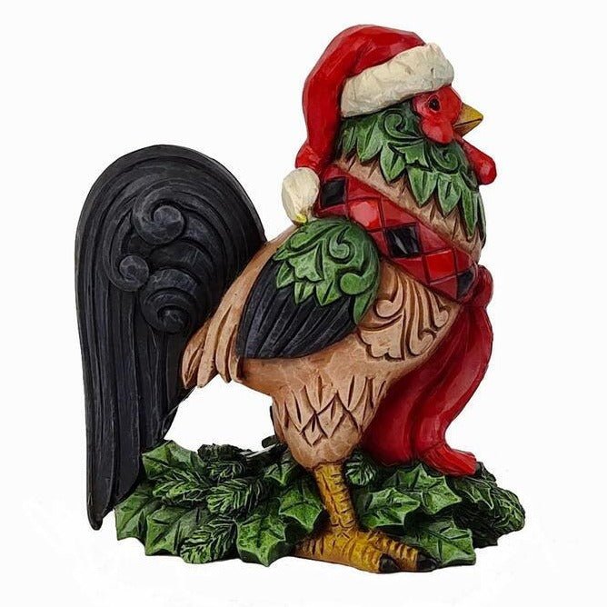 Enesco Country Living by Jim Shore Country Christmas Rooster Figurine