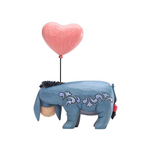 Enesco Disney Traditions by Jim Shore Eeyore with a Heart Balloon Figurine, 7.91 Inch