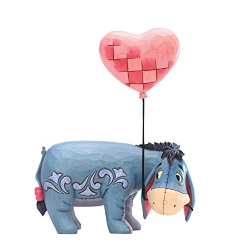 Enesco Disney Traditions by Jim Shore Eeyore with a Heart Balloon Figurine, 7.91 Inch