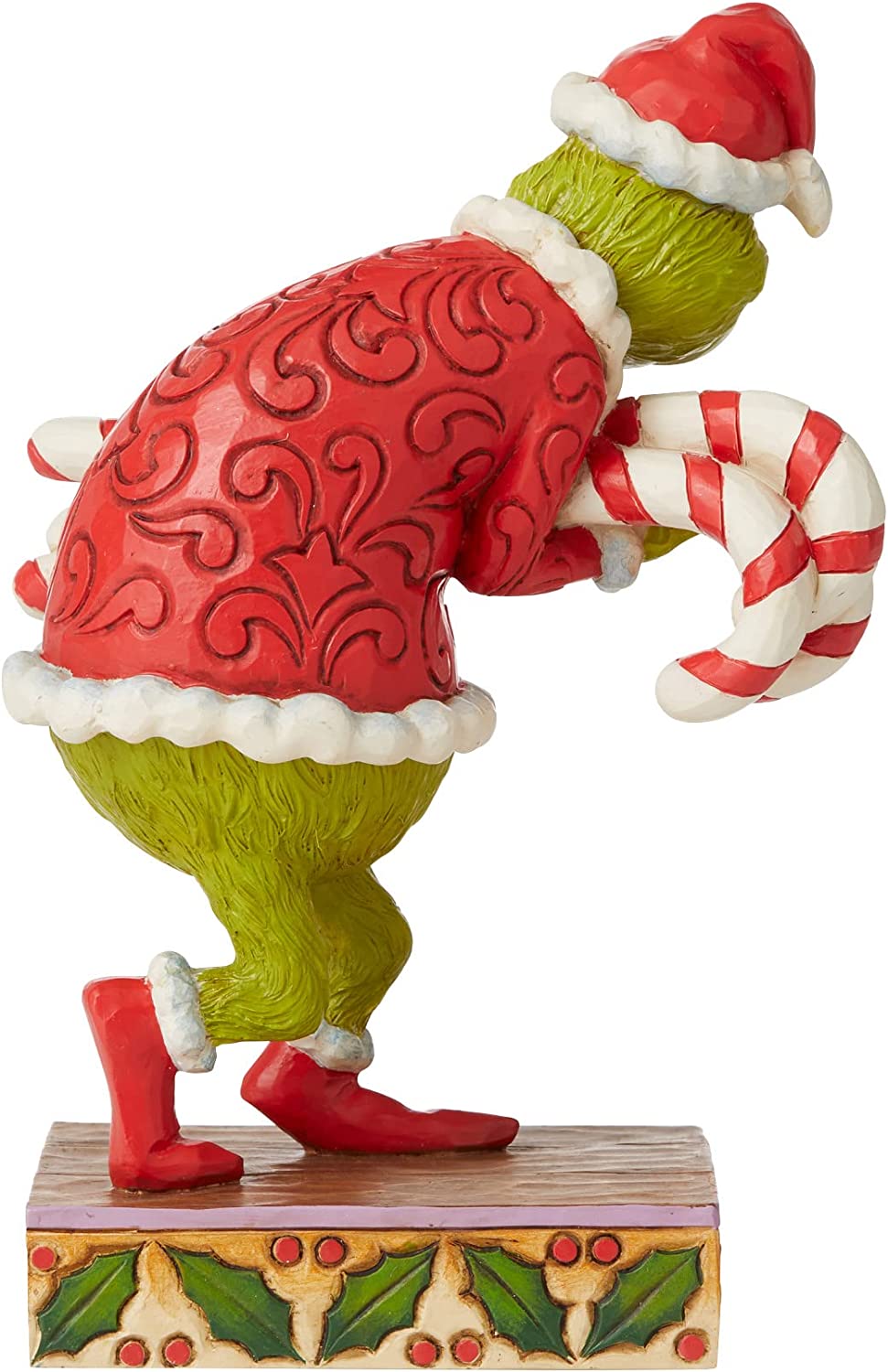 Enesco Dr. Seuss The Grinch Stealing Oversized Candy Canes Figurine