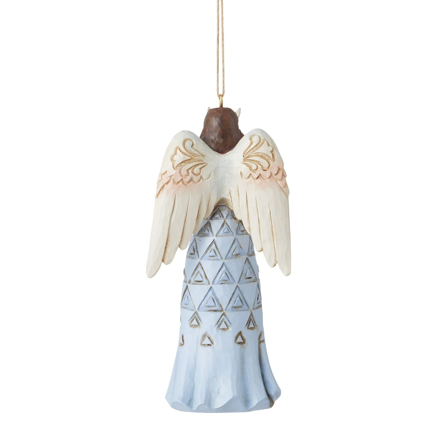 Enesco Jim Shore Heartwood Creek Always Remembered Angel Hanging Ornament, 4.5 Inch, Multicolor