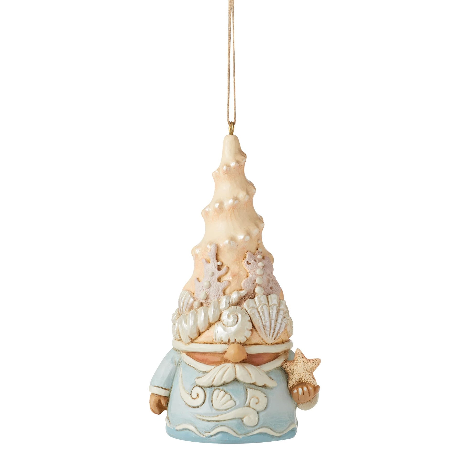 Enesco Jim Shore Heartwood Creek Coastal Gnome Hanging Ornament, 4.25 Inch, Multicolor